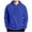 Blue, variant on Men's Nylon Quarter Zip Hoodie, Lightweight & Breathable Long Sleeve Pullover for Summer, Fast-Drying Sportswear with Stretch for Outdoor Activities