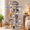 Light Gray, variant on Light Gray Multi-level Cat Tree Tower with 3 Condos, Sisal Posts, and Interactive Toys