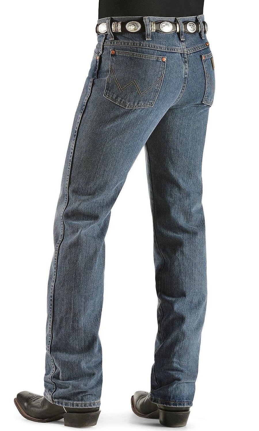 Wrangler - Men's Jeans 33x36 Slim-Fit Cowboy-Cut Stretch 33 - Walmart ...