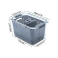 thumbnail image 2 of Boovnll Food Storage Containers with Lids Stackable Fruit Vegetable Storage Containers for Fridge Draining Fresh Containers 3 in 1 Produce Storage Containers Large Organizer Bins with Lid & Colander, 2 of 2