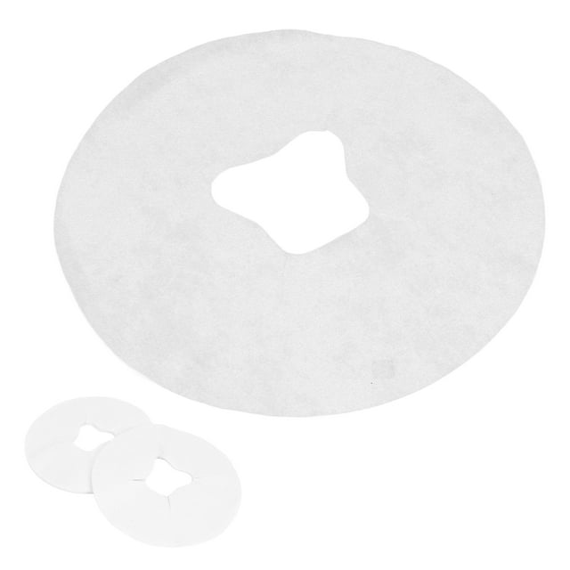 Face Rest Cover, 100Pcs Disposable Face Covers For Massage Soft Breathable Comfortable Water Absorption Face Pillow Cover Face Massage Pillow Cushion Cover Paper For Beauty Salon
