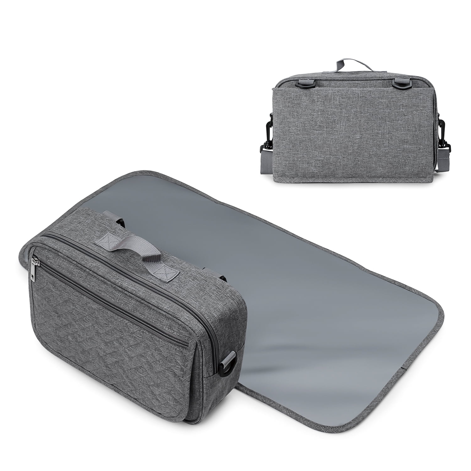 Baby Diaper Caddy Bag with Changing Pad - Changing Bag Baby Stroller Bag for Diapers, Wipes & Toys