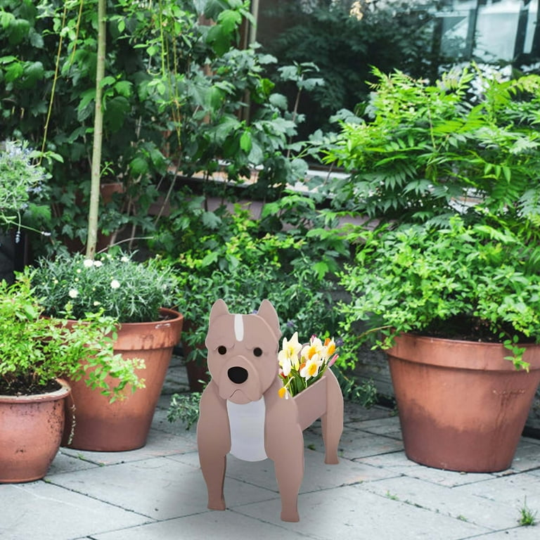 LSLJS Dog Planter Pots, Cute PVC Herb Garden Dog Flower Planter, Flat  Abstract Puppy Design Plant Pots Animals Plant Container Spring Decoration Dog  Flower Pot for Indoor Outdoor Garden Patio - Walmart.com