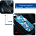 thumbnail image 5 of Tennis Soft and Comfortable 12.5x8.2 Inch Furry Printed Car Armrest Cover - Car Armrest Mat - Armrest Cover, 5 of 6