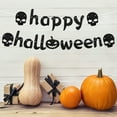 thumbnail image 6 of Xuniizn Happy Halloween Banner Indoor Bunting Halloween Banners for Halloween Party Decorations, Fireplace Wall Halloween Decorations for Home Indoor & Outdoor(Banner x18 + White Rope x2), 6 of 6