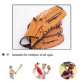 thumbnail image 2 of MLINS 12.5-inch Softball Baseball Left Hand Glove for Outdoor Team Sports (Yellow), 2 of 7