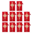 thumbnail image 1 of EeaseCA 10pcs Chinese Style Romantic Wedding Invitations Lovely Paper Invitations Cards, 1 of 7
