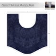 thumbnail image 3 of HOME WEAVERS Waterford Collection Cotton Contour Rug, 20" x 20", Navy, 3 of 9
