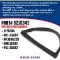 thumbnail image 3 of Whole Parts Refrigerator/Freezer Door Seal Gasket (Black) Part# 8210343 - Replacement & Compatible with Some Whirlpool Refrigerators, 3 of 7