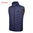 thumbnail image 1 of Chaleco calefactable de 17/11 lugares para hombres y mujeres, chaqueta calefactora Usb, chaleco calefactor, ropa térmica, chaleco de caza, chaqueta calefactora de invierno, BlackS-6XL Tan Jianjun unisex, 1 of 2