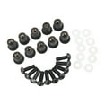 thumbnail image 3 of Windshield  Screw Nuts Kit,M5 Motorcycle Windshield  Nuts Gaskets Set Aluminum Alloy Rubber, 3 of 8