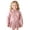 Pink, variant on Coerni Toddler Girls Faux Leather Jacket 2 Piece Set Full Zip Lapel Motorcycle Jacket & A-Line Pleated Skirts Fall Trendy Vintage Matching Set