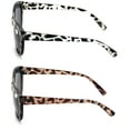 thumbnail image 3 of V.W.E. 2 Pairs Women Bifocal Reading Sunglasses Reader Glasses Cateye Vintage Jackie O Leopard 3.25, 3 of 4