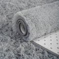 thumbnail image 3 of Oval Fluffy Rug Carpets, Modern Plush Shaggy Area Rug for Kids Bedroom Extra Comfy Cute-Grey, 3 of 4