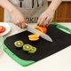 thumbnail image 5 of Tabla de cortar Bambú Carbón vegetal Cocina de 2 lados Bandeja de frutas y verduras Alfombrilla antideslizante para cortar carne, L Guardurnaity HA003362-02, 5 of 7