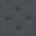 thumbnail image 6 of BizChair Queen Size Arched Tufted Upholstered Platform Bed in Dark Gray Fabric with Memory Foam Mattress, 6 of 6