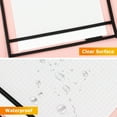 thumbnail image 3 of 20 Pack Dry Erase Pockets Sleeves with Metal Rings – 10x14 Inch Waterproof Clear Plastic Sheet Protectors | Black Ticket Holders for Teacher Classroom Supplies & Office Organization (Black), 3 of 7