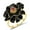 Black, variant on Santuzza Lotus Ring 925 Sterling Silver Garnet Cubic Zirconia Handmade Enamel Black Flower Ring for Women