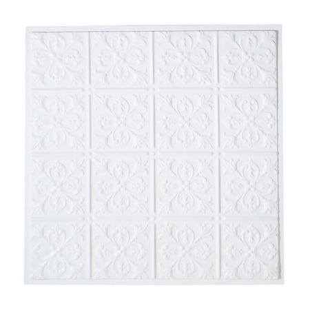 Ceiling Tiles White Polymer 23 3/4" sq | Renovator's Supply