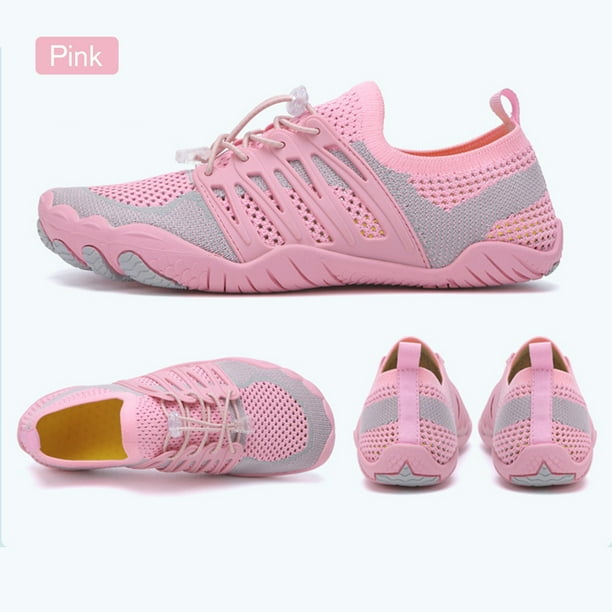Aqua Shoes Zapatillas de deporte transpirables para vadear Zapatos de agua resistentes al desgaste para caminatas en el lago