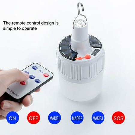

WindC V52 100W LED Light Rechargeable Outdoor Camping Night Lamp Home Hanging Bulb