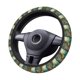 thumbnail image 2 of Balery Emerald Color Gold Marble Fundas elásticas antideslizantes para volante, funda protectora universal para hombre y mujer, 15 pulgadas, accesorios para coche., 2 of 6