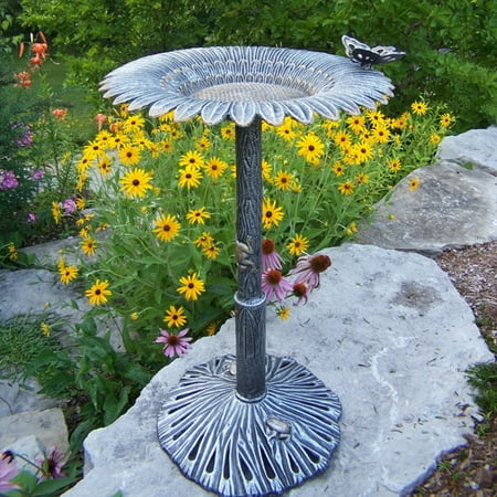 Butterfly Birdbath - Oakland Living Sunflower Butterfly Bird Bath