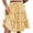 Yellow, variant on Midi Pleated Skirts for Women Summer Printed Layered Ruffle A-line Midi Skirt Evening Cocktail Party
