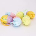 thumbnail image 4 of Decoraciones de Pascua 4 * 6 cm Decoraciones de huevos de espuma de árbol de Navidad 12 piezas, 11 Feliz Sencillez, 4 of 4