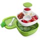 thumbnail image 1 of Recipiente para ensalada Bentgo de 1600 ml con bandeja de 4 compartimentos, 1 of 8