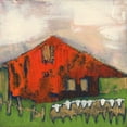 thumbnail image 2 of Jachimiec, Sue 26x26 Gold Ornate Wood Framed with Double Matting Museum Art Print Titled - Rice Barn, 2 of 4