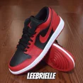 thumbnail image 1 of Ni - ke Ni - ke Air Jordan 1 Low Reverse Bred Gym Red Black White 553558-606 Men Size 9.5, 1 of 5