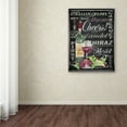 thumbnail image 3 of Trademark Fine Art 'Cheers Wine Art 1' Canvas Art by Jean Plout, 3 of 3
