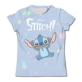thumbnail image 3 of Camisetas de Disney Stitch para niñas, ropa informal de verano de manga corta con bonitos dibujos animados para niños, camisetas con corazones, camisetas suaves para niños, 3 of 5