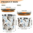thumbnail image 3 of Cute Cats Kitten Airtight Coffee Bean Canister 17oz Food Storage Containers with Lids For Gournd, Tea, Sugar, Flour, Rice, Cereal, Candy Cookie Jar, 3 of 8