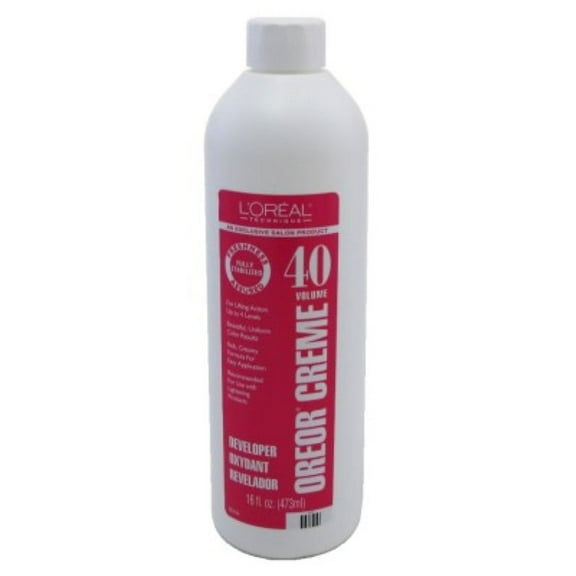 Loreal Oreor Creme 40 Volume Developer 16 Ounce (473ml) (Pack of 2)
