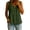 02# Army Green, variant on Cotton Linen Tank Tops for Women Empire Waist Button Down Blouses V Neck Peplum Tops Casual Sleeveless T-Shirt Black S