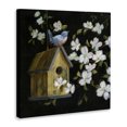 thumbnail image 3 of Stupell Industries Evening Song Birdhouse over Black Canvas Wall Art design by Nan, 30 x 30, 3 of 7