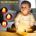 thumbnail image 4 of Squirrel Kids Night Light, Cute Silicone Baby Night Light with Touch Control, Squishy Portable Rechargeable Led Animal Nusery Lamp for Toddlers Room, 4 of 5
