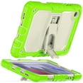 thumbnail image 3 of ELEHOLD for Samsung Tab A7 10.4 inch 2020 SM-T500 Ragged Case, Soft Silicone Hard PC Shoulder Strap Built-Kickstand Anti-Drop Shockproof Heavy Duty Protective Cover Case,Green, 3 of 10