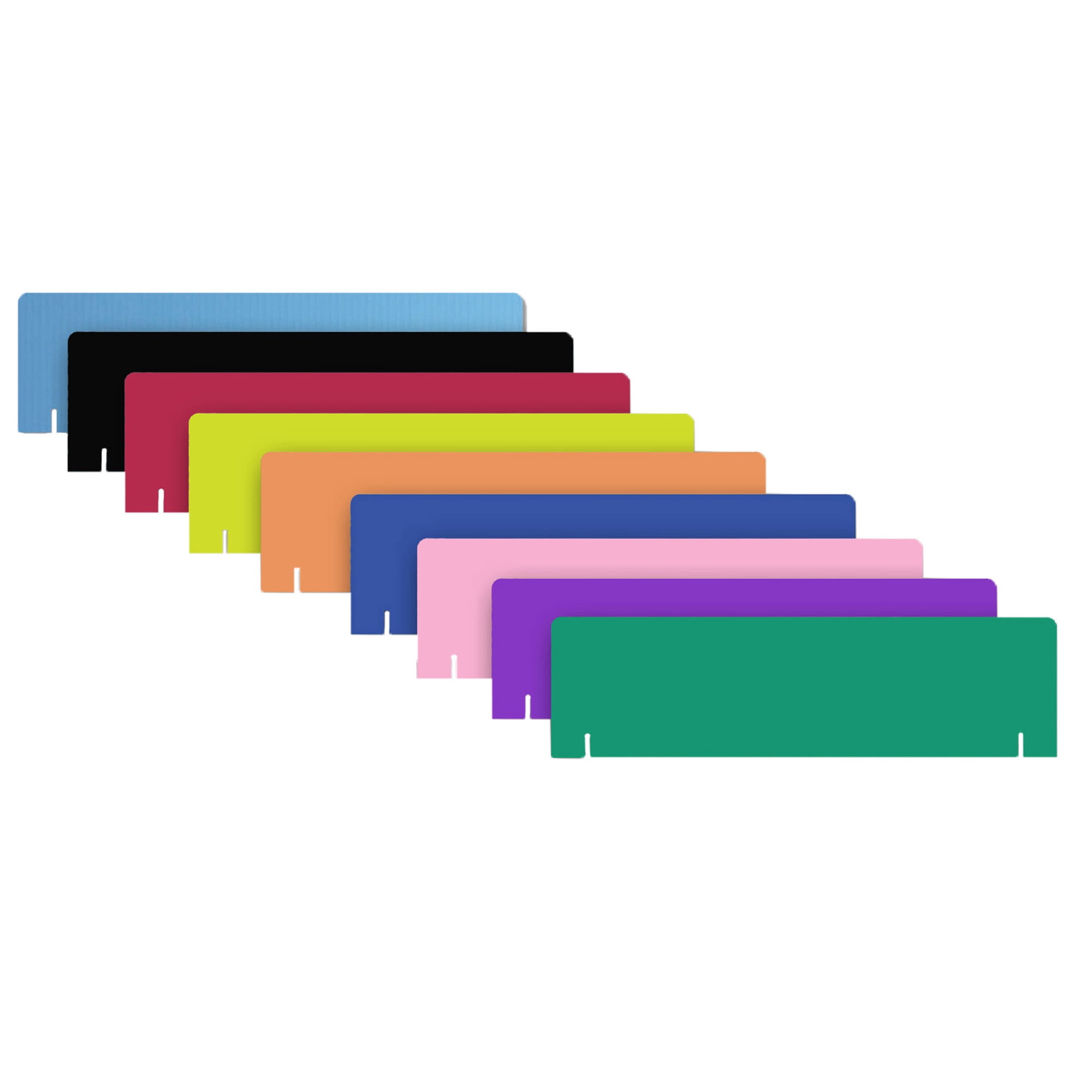Flipside Corrugated Project Board Header, 36" x 10", 9 Assorted Colors