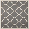 thumbnail image 1 of Safavieh Courtyard Anthracite Indoor Outdoor Rug - Square 7'10", 1 of 1