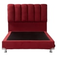 thumbnail image 2 of Box Base Cama Matrimonial + Cabecera Kami Rojo, 2 of 8