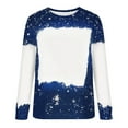 thumbnail image 4 of Merry Christmas Sweatshirts for Women Crewneck Long Sleeve Tie Dye Printed T Shirts Casual Loose Holiday Blouse Pullover, 4 of 5