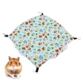 thumbnail image 4 of Small Pet Cage Hammock, Comfortable Material Three-layer Cage Hammock Wide Applications Small Animals Hanging Bed  For Small Pets Cartoon Green, 4 of 8