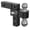 Black, variant on Adjustable Trailer Hitch Ball Mount Fits 2-Inch Receiver 6-Inch Drop Hitch Tow Hitch Aluminum Forged Shank 2"& 2-5/ 16"Balls ,Universal Fit