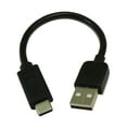 thumbnail image 2 of My Cable Mart 6" USB-A to USB-C Cable, Black, 2 of 2