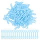 thumbnail image 1 of 100 Uds percha para ropa gancho con tira de silicona rejilla de secado antideslizante hebilla gancho anticaída ganchos conectores para uso interior y exterior, 1 of 7