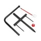 thumbnail image 5 of Entrenador de swing de golf, dispositivo de entrenamiento de impacto, ranurador de swing de práctica de golf, altura Rojo, 5 of 9
