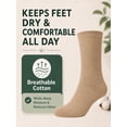 thumbnail image 4 of Comfello Diabetic Socks Crew for Men & Women – 12 Pairs of Non-Binding Neuropathy Socks, 4 of 7